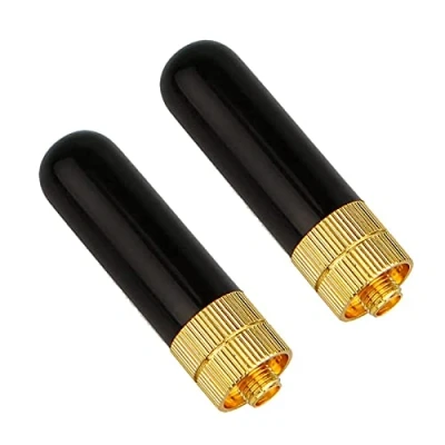 Immagine di Retevis RT805S Walkie Talkie Antenna Corta SMA F Doppia Banda Compatibile con Ricetrasmittenti RT5 RT5R RT21 H777 Baofeng UV 5R BF 888S 5RA 5RB 5RC (2 pz)