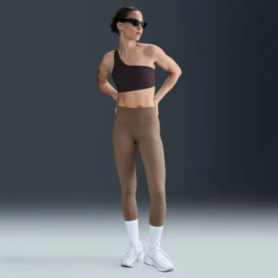 Immagine di Nike Performance ONE Collant, Donna, Taglia: Large, Mink brown/white