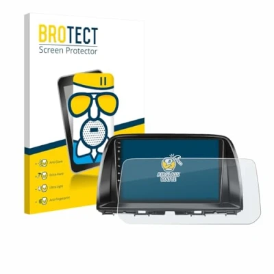 Immagine di brotect Pellicola Vetro Opaca per Mazda CX 5 2017 Infotainment System Protezione Schermo [Anti Riflesso, Durezza 9H]