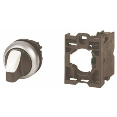 Immagine di Eaton 216518 M22 WRK/K10 Interruttore Anello frontale in plastica Leva a bandiera Nero 1 pz.