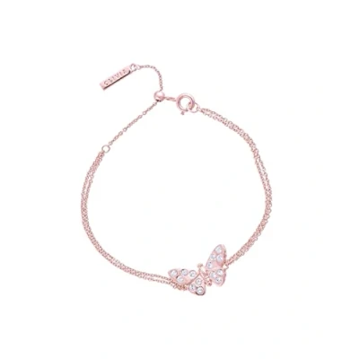 Immagine di Olivia Burton Braccialetto A Catena da Donna Collezione 3D Butterfly Oro Rosa Objmbb11