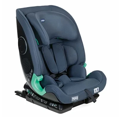 Immagine di Chicco MySeat Seggiolino Auto, Sistema Isofix e Top Tether, Cinture Integrate Reclinabile, Regolabile in Altezza, Omologato ECE R 129/03, I Size, 76 150 cm, 15 Mesi, India Ink