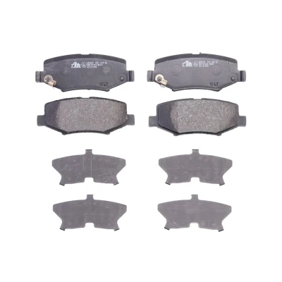 Immagine di ATE 13.0460 5629.2 Kit pastiglie freno con segnalatore acustico usura lamierino anticigolío JEEP: Cherokee IV, WRANGLER 3