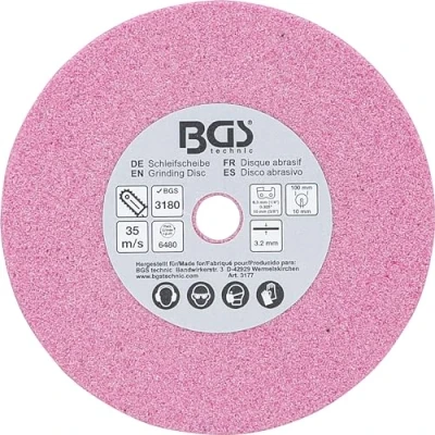 Immagine di BGS Disco smerigliatore 6,3 (1/4&quot;), 0,325&quot; e 10 (3/8&quot;), 100 x 3,2 mm, 3177
