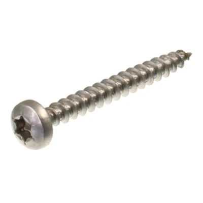 Immagine di SECCARO vite per truciolare 4 x 35 mm in acciaio inox V2A VA A2 legno completamente filettata TX/esalobata, 200 pezzi