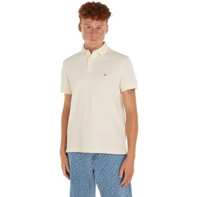 Immagine di Tommy Hilfiger 1985 Regular Polo Mw0mw17770 a Maniche Corte, Beige (Calico), XS Uomo