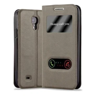 Immagine di Cadorabo Custodia Libro per Samsung Galaxy S4 in BRUNO PIETRA con Funzione Stand e Chiusura Magnetica Portafoglio Cover Case Wallet Book Etui Protezione