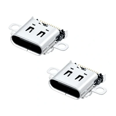Immagine di Mcbazel Lot 2 Switch Connettore per Presa di Ricarica, Porta Ricarica Tipo C Sostituzione NS Console Only