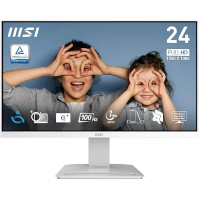 Immagine di MSI PRO MP2412WDE 23,8&quot; Full HD (1920 x 1080) Business Monitor, 100 Hz, 1 ms, Adaptive Sync, Design senza cornice, HDMI