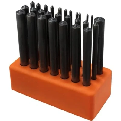 Immagine di NEIKO 02621A set di perforatrici per trasferimento con punzoni in acciaio legato trattato termicamente, da 3/32&quot; a 1/2&quot;, kit 28 pezzi