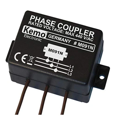 Immagine di Kemo Powerline M091N Accoppiatore di fase Componente sfuso Tensione ingresso (range): 400 V/AC (max.)