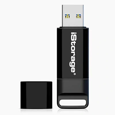 Immagine di iStorage datAshur BT Unità flash USB (biometrica) (128 GB, A, 3.2), Chiavetta USB, Nero