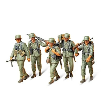 Immagine di Tamiya 300035184 Set Statuette Soldati della seconda Guerra Mondiale, Scala 1:35