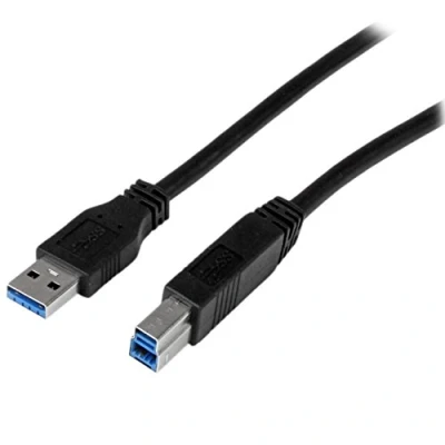 Immagine di StarTech.com USB3CAB2M Cavo USB 3.0 Superspeed da a B, M/M, 2 m, Nero