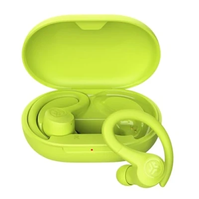 Immagine di JLab Go Air Sport+ Cuffie Bluetooth Sport Running, Auricolari Sport, Resistenti al sudore IP55, 35ore di riproduzione Bluetooth, Applicazione, Chiamate Chiare C3, in ear, Giallo