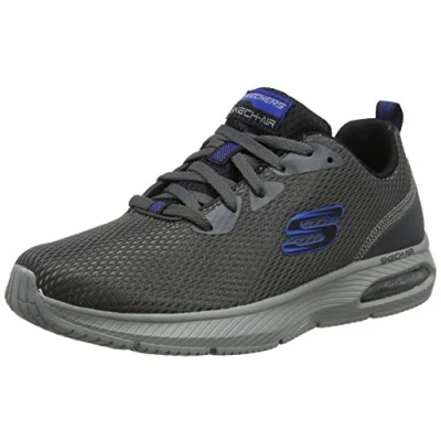 Immagine di Skechers Dyna air, Scarpe da Ginnastica Uomo, Grigio Charcoal Mesh Black Trim Ccbk, 46 EU