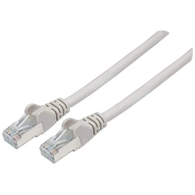 Immagine di Intellinet 733328 RJ45 cavo di rete, patch CAT 6 S/FTP 30.00 m Grigio contatti connettore dorati 1 pz.