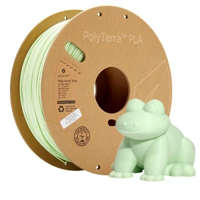 Immagine di Polymaker 70869 PolyTerra PLA Filamento per stampante 3D plastica contenuto di ridotto 1.75 mm 1000 g Menta 1 pz.