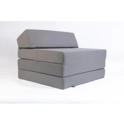 Immagine di FORTISLINE Materasso Pieghevole 200 x 70 10 cm in 3 pezzi ospite H2 Letto da campeggio Rivestimento lavabile per adulti