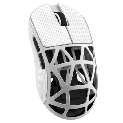 Immagine di ATTACK SHARK R2 Magnesium Alloy Mouse, PixArt PAW3950 Gaming Sensor, Wireless 8K 48g SUPERLIGHT BT/2.4G/Wired Adjustable DPI 42000, Office Mice for Win11/Xbox/PS/Mac White