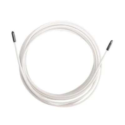 Immagine di PICSIL cavo di ricambio per corda da salto Cross Training, in acciaio rivestito PVC, lunghezza 3 m, spessore 2,5 mm, compatibile con altre marche (2,5 bianco)