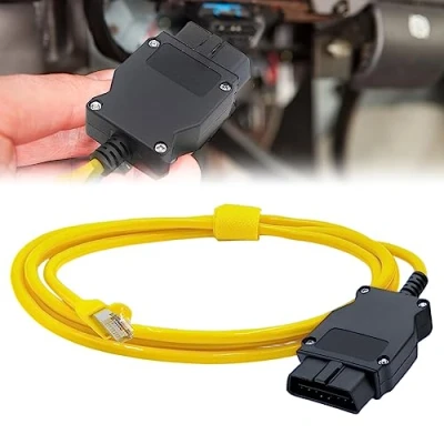 Immagine di Nizirioo ENET Cavo Obd2, OBD ENET, Adattatore Ethernet, di prolunga V50.3, Obd2 ICOM Coding Serie F per BMW