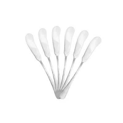Immagine di Mr. Spoon Minimal Collection Set di posate da portata in acciaio inossidabile 6 coltelli burro 16,5 x 2 cm