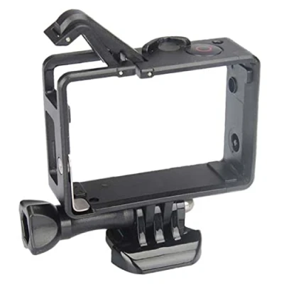 Immagine di vhbw supporto frame compatibile con GoPro Hero (2018), (4) Session, 3, 3+, 4, 4 Black, Silver, 5, 5 Black ActionCam plastica, nero