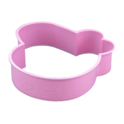 Immagine di Dr. Oetker Tagliabiscotti XL &quot;Peppa Pig&quot;, materiale in plastica di alta qualità, per biscotti, pan spagna, mini torte, lavabile lavastoviglie, dimensione 16,5 x 16 4 cm