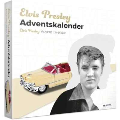 Immagine di Franzis Elvis Presley 55120 7 Calendrier de l&#039;Avent Convertible à l&#039;échelle 1:38 avec Module sonore et Livre d&#039;accompagnement Multicolore À partir 14 Ans