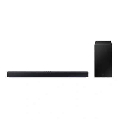 Immagine di Samsung Soundbar HW C430/ZF Serie C, 3 Speaker, Subwoofer Incluso, Audio a 2.1 Canali, Adaptive Sound Lite, Black 2023