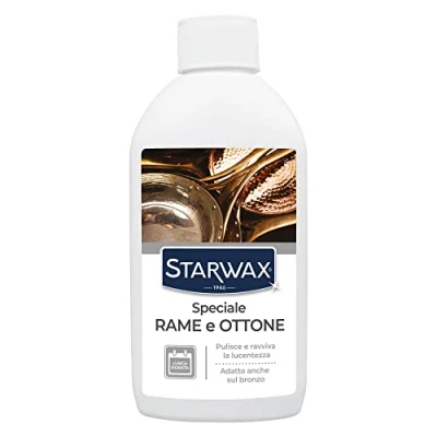 Immagine di STARWAX detergente rame e ottone 250ml pulisce in profondità brilla effetto duraturo contro l&#039;ossidazione senza ammoniaca