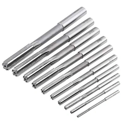 Immagine di Fafeicy 10 Pezzi Alesatore da Taglio, Taglierina per Macchina a Flauto Diritto HSS H7 3/4/5/6/7/8/9/10/11/12 mm