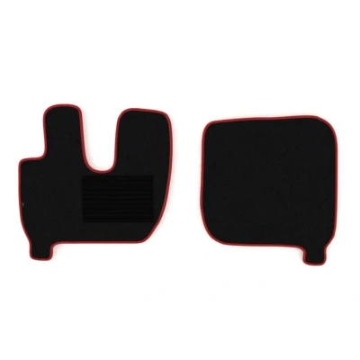 Immagine di F CORE VELOUR MT12 RED Set tappetino Tessile anteriore 2 Rosso Su misura