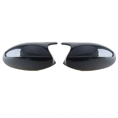 Immagine di KYYET Copertura per specchietto coprispecchietto laterale in fibra di carbonio compatibile con BMW E90 E91 E92 E93 PRE LCI M3 Style