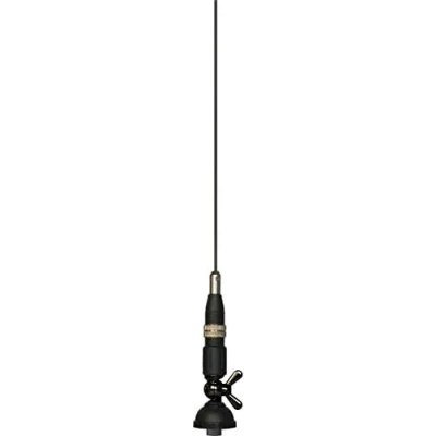 Immagine di Sirio Antenne MINI SNAKE 27 BLACK, Antenna CB Veicolare, Frequenza 26.5 27.4MHz, Base NE, Potenza Massima 40W Short Time, Stilo Inox Nero, Inclinabile 180, Altezza 0,65mt, cavo 4mt in dotazione
