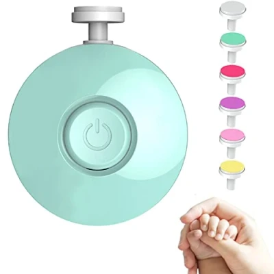 Immagine di Lima Unghie per Bambini, 6 IN 1 Elettrica Neonati, Cura delle unghie, Taglia Neonati Tagliaunghie Bambini Set, Ottimo Regalo e