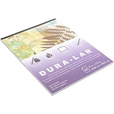 Immagine di Grafix P05DC0912 Duralar Clear .005 9X12 25PGS, Poliestere, 25 Fogli