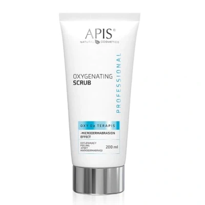 Immagine di APIS Oxygen Peeling con rocchetti vulcanici e papain, l&#039;effetto di una microdermoabrasione, cura del viso, OXY O2 Terapis, 200 ml