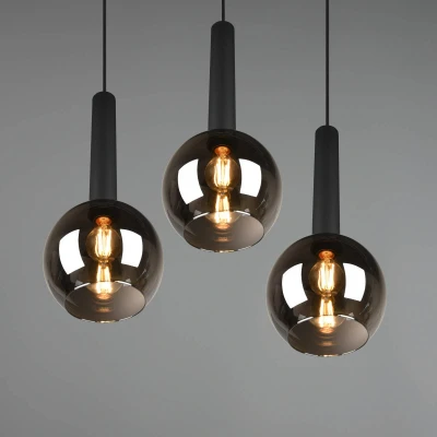 Immagine di Trio Lighting Lampada a sospensione Clayton, 3 luci