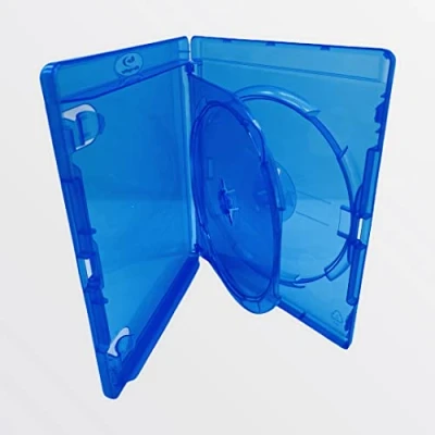 Immagine di 5 x Amaray custodie doppie per dischi Blu Ray, con vassoio interno, dorso da 14 mm e manicotto esterno contenere intarsio di opere d&#039;arte. Contiene due qualsiasi formato