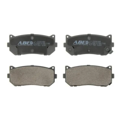 Immagine di ABE C20301ABE Kit pastiglie freno Assale posteriore con segnalatore acustico usura KIA: CARENS 2