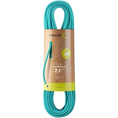 Immagine di EDELRID Mezza Corda Skimmer Eco Dry 7,1 mm, icemint, 60m