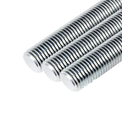 Immagine di Asta filettata M8 x 1000 mm, classe di resistenza 8,8 in acciaio, barre filettate, barra filettata, DIN 976, 5 pezzi