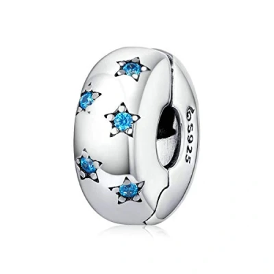 Immagine di Ciondolo a forma di croce, in Argento sterling 925, con fermaglio, per braccialetti Pandora,