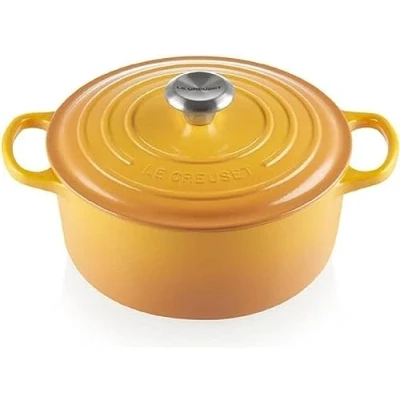 Immagine di Le Creuset Cocotte rotonda Evolution in ghisa vetrificata con Coperchio, ⌀ 24 cm, Nectar, 21177246724430