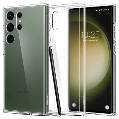 Immagine di Spigen Cover Ultra Hybrid Compatibile con Samsung Galaxy S23 Trasparente