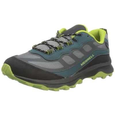 Immagine di Merrell Moab Speed Low WTRPF, Scarpe da Escursionismo, Deep Green/Black, 29 EU
