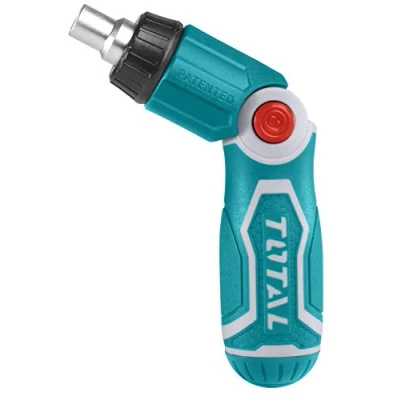 Immagine di Giravite portainserti snodabile a cricchetto 13 in 1 Total by INECO