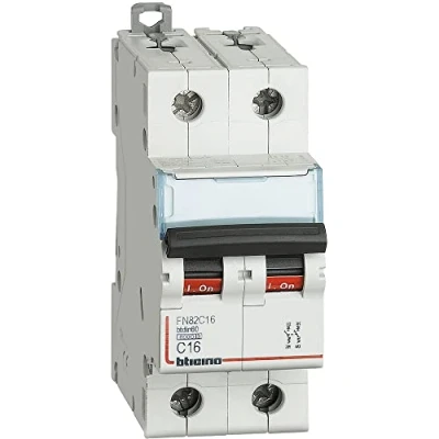 Immagine di FN82C16 BTICINO SPA BTDIN60 MAGNETOT 2P CURVA C 16A 6KA